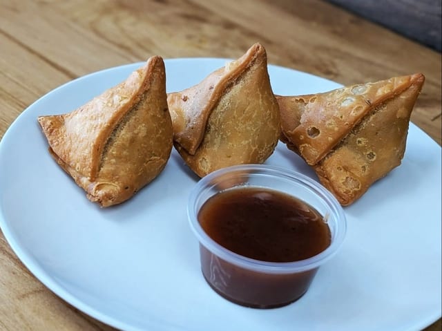 Samosas.